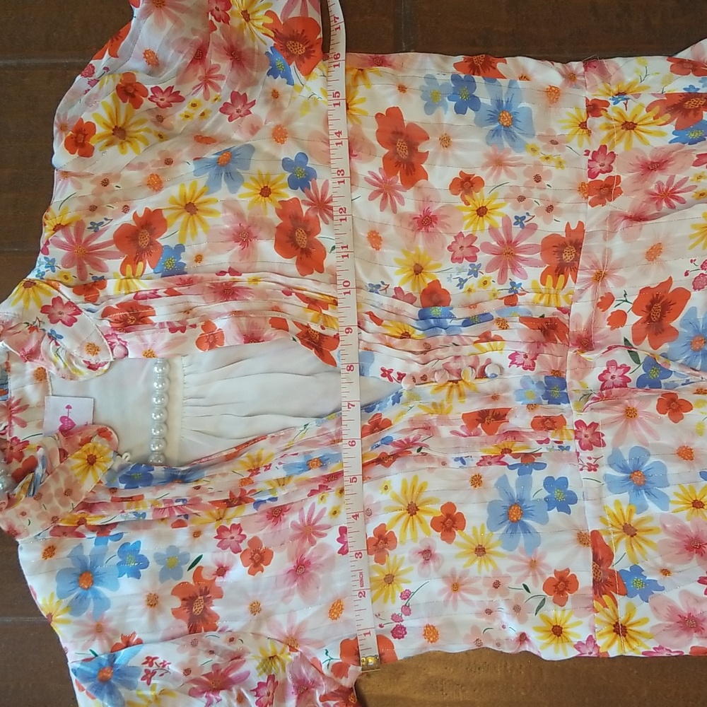 Buddy Love Grace Long Sleeve Shirt Dress Wild Flower Sixe XS - Picture 12 of 15